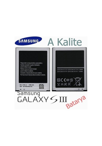 Samsung Uyumlu Galaxy S3 İ9300 Batarya 2100Mah S3 - İ9300 - Eb-L1G6Ll