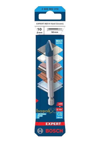Bosch Expert Hex-9 10 Mm Sert Seramik Ve Fayans Matkap Ucu 2608902310