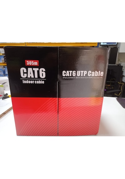 Gabble Gab-ck305 Cat6 305mt İç Ortam Kablo Od 0.50mm