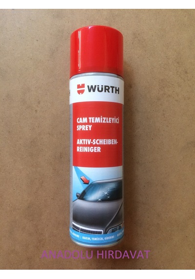 Würth 500 ML Cam Temizleme Spreyi Araç Camı Temizleme Köpüğü