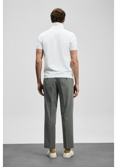 Lufian Laon Erkek Polo Yaka T-shirt 111040230 Beyaz