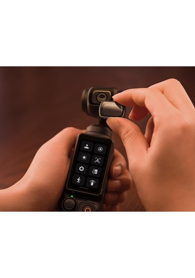 DJI Osmo Pocket 3 Siyah Buğu  Filtresi Çok Renkli