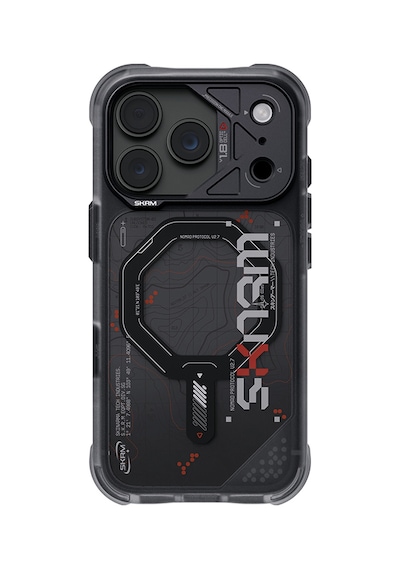 İphone 18 Pro Uyumlu Kılıf M-safe Şarj Özellikli Skinarma Sonar Kapak Siyah