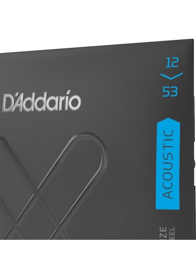 D'addario Xtabr1253 Xt 80/20 Bronze Akustik Gitar Tel Seti 12-53 Light Tansiyon, Xt Koruyucu Tabaka İle Uzatılmış Tel Ömrü, Keskin Ve Belirgin Ton Karakteri