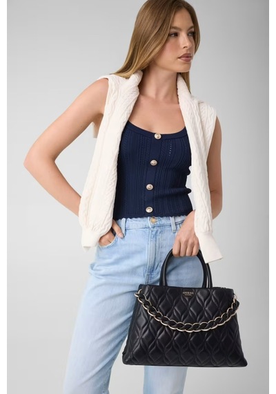 Guess Maxine Omuz Çantası-qg973306 siyah