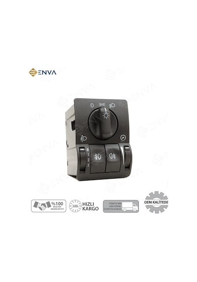 Opel Astra G Kasa Far Açma Anahtarı Düğmesi 1998-2008