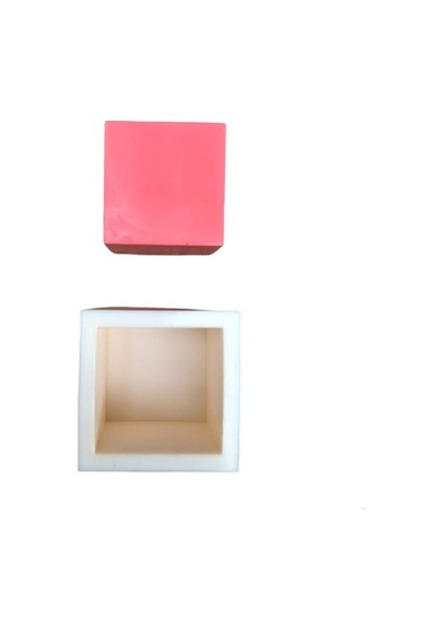 Küp 2D Mum Kalıbı 8X8X8 ( Silikon )