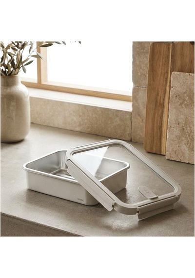 Acar Steelock Çelik Saklama Kabı 1500 Ml Mya-09589 Krem