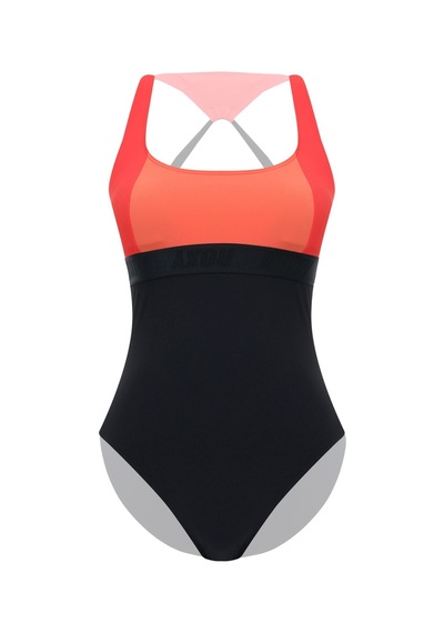 Roxy Actıve Colorblk One Siyah Kadın Mayo