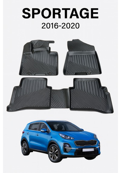 Kia Sportage 2016-2020 Uyumlu 3d Oto Paspas Premium