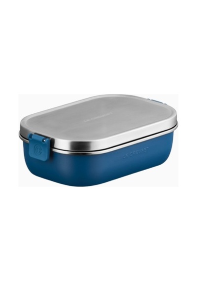 Le Creuset On The Go Yemek Kabı Paslanmaz Çelik Saklama Kapları Koyu Turkuaz 2