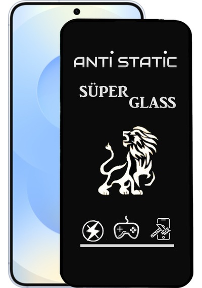Samsung Galaxy Uyumlu S25 Tam Kaplayan Anti Statik Dayanıklı Süper Cam Ekran Koruyucu