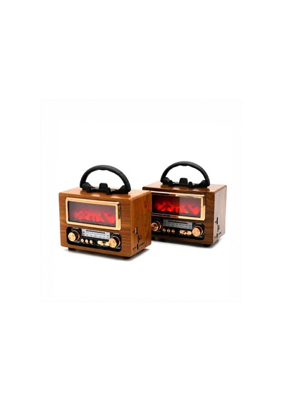 Nss Platoon Ns-901bt Pl-4715 Fm Radyo Retro Speaker Mp3 Usb Şömine İbreli Tf Player Usb Şarjlı