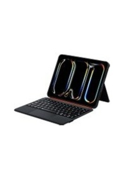 Bix Ik02 Manyetik Ayrılabilir İpad Uyumlu Için Touchpad Li Klavye Kılıfı Bluetooth 6.0 Type-c Şarjlı 7 Renk Bant Bix Ik02 Manyetik Ayrılabilir İpad Uyumlu Için Touchpad Li Klavye Kılıfı Bluetooth 6.0 Type-c Şarjlı 7 Renk Bant