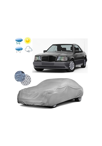 Autozel Mercedes W124 Branda Araba Koruyucu Miflonlu Oto Brandası