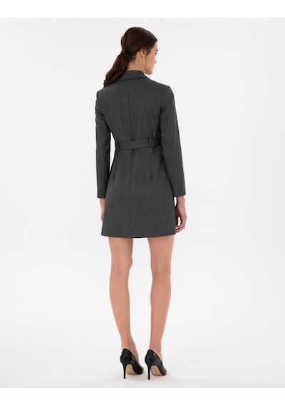 Pierre Cardin Kadın Antrasit Elbise Dokuma 50292211-vr006 Antrasit