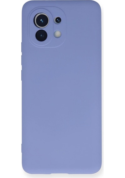 Ilkeshop Newface Xiaomi Mi 11 Kılıf Nano İçi Kadife Silikon - Lila