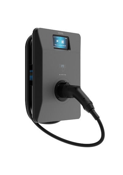 Vestel ZES4-AC22SWLDMID T2P Smart 22Kw Wifi'li Kablolu Ekranlı Elektrikli Araç Şarj İstasyonu