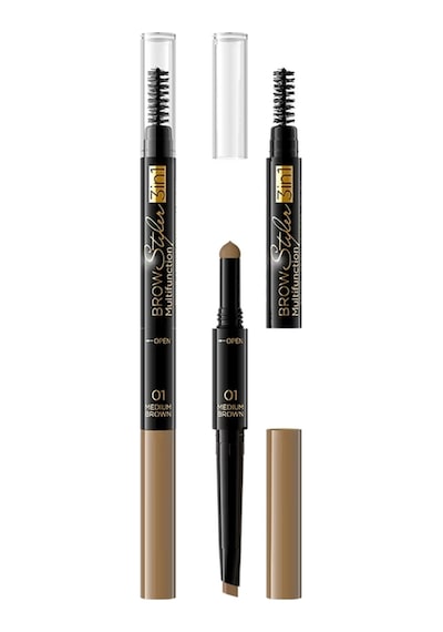 Brow Styler 3 In1 Multıfunctıon 02 Koyu Kahverengi Kaş Kalemi Diğer