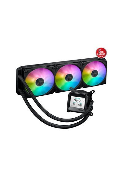 Asus 360mm Lcd Prıme Slc Iı 360 Argb Am5-1851p Sıvı Soğutmalı İşlemci Fanı / 90rc01w1-b0eay0