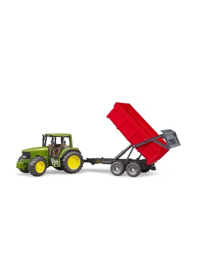 Bruder John Deere 6920 Traktör+ Kırmızı Römork Br02057