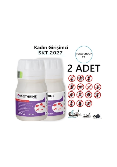 Envu-k-othrine Sc50 Ml 2 Adet Kokusuz, Karınca -kene -sinek -hamamböceği 2028