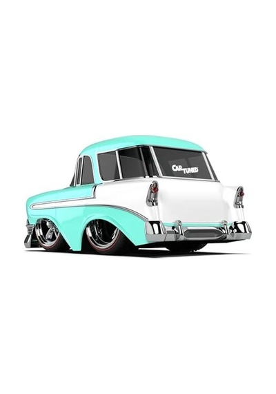 Entertaintment Cartuned S2 1956 Chevy Nomad - Mavi Custom Araba Açık Bej