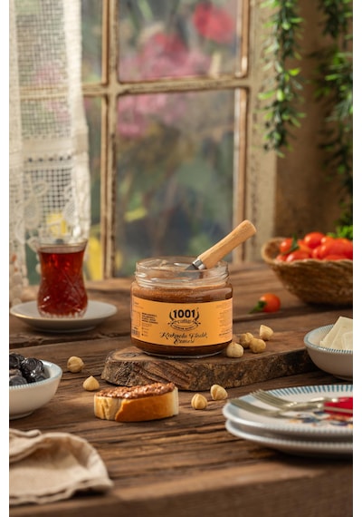 1001 Çiftliği Kakaolu Fındık Ezmesi 280g Katkısız