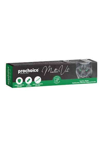 Prochoice Multivitamin Pasta Kediler İçin Zindeliklı Gelişim Gıda Takviyesi 100 Ml