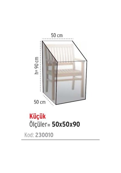 Homaks Sandalye Koruma Örtüsü 50X50