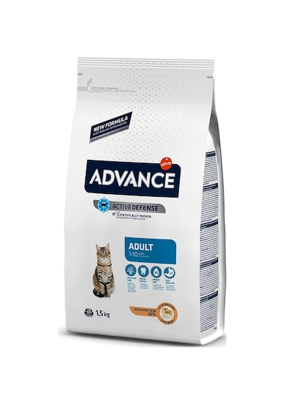 Advance Cat Adult Tavuklu Ve Prinçli Yetişkin Kedi Maması 1500 G