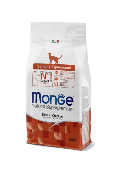 Monge Senior Tavuklu Yaşlı Kedi Maması 400 Gr