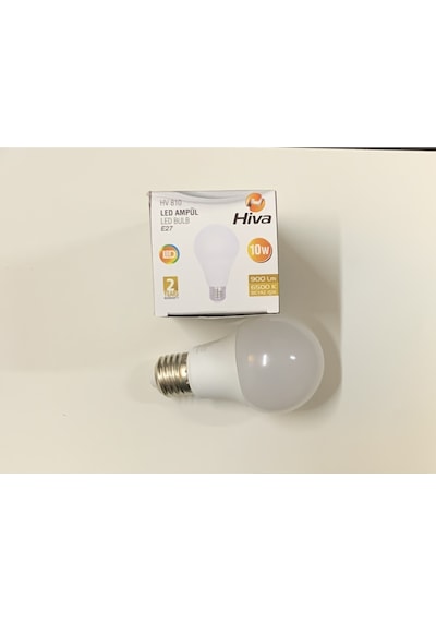 Led Ampul Beyaz 10 Watt Tasarruflu 2 Adet Set Halinde