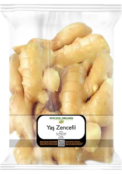 Zencefil Organik Yaş Zencefil 2 KG