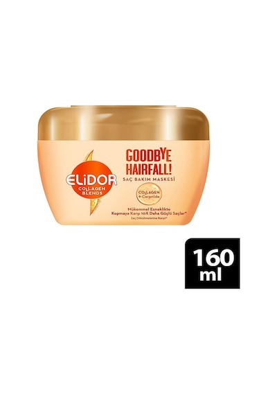 Elidor Collagen Blends Şampuan 350ml Saç Bakım Kremi 170ml Saç Bakım Maskesi 160ml Saç Dökülme Karşıtı 3lü Set Dökülen