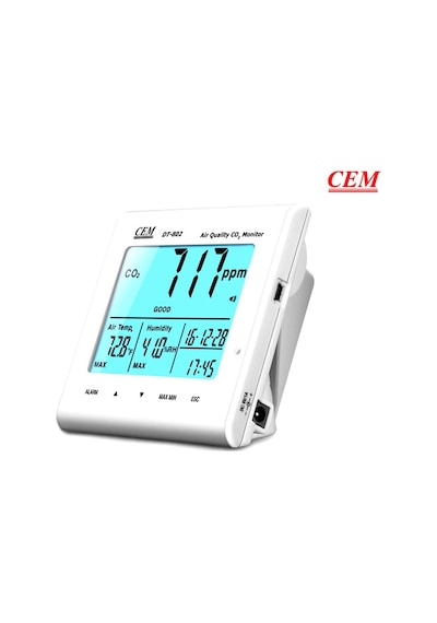 Cem Dt-802 Hava Kalitesi Ölçüm Cihazı, Karbondioksit Ölçer