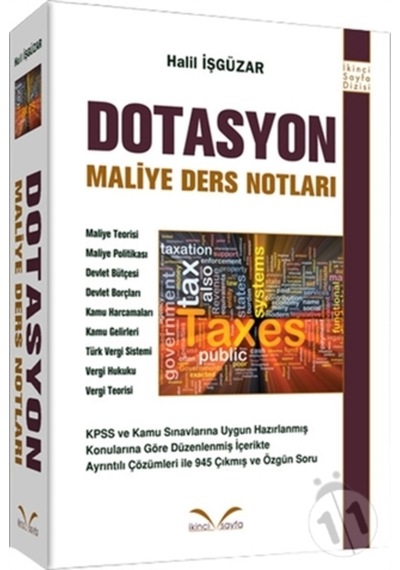 Dotasyon Maliye Ders Notları - Halil İşgüzar - İkinci Sayfa