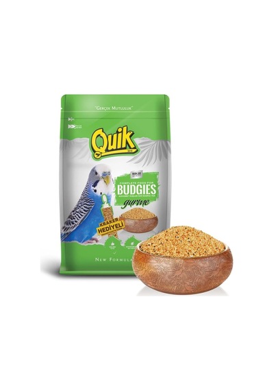 Quik Gurme Muhabbet Kuşu Yemi 500 G 0.75 LT - 2.5 LT - 12 KG