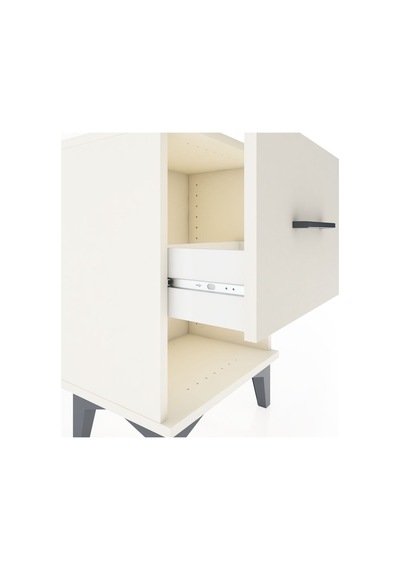 Arges Komodin Tek Çekmeceli 44x30x64 Aytaşı-aytaşı Aytaşı