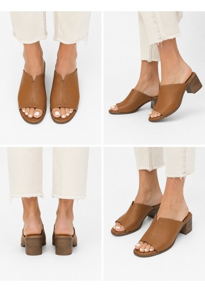 N Napa Shoe Np.1513.taba.deri Terlik