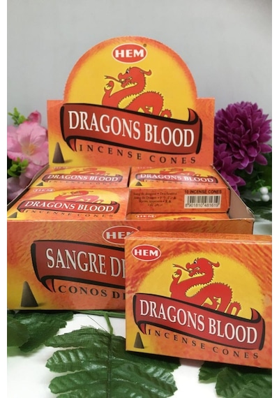 Dragon Blood Konik Tütsü 10 Adet ve Metal Tütsü Tutucu Koku Giderici