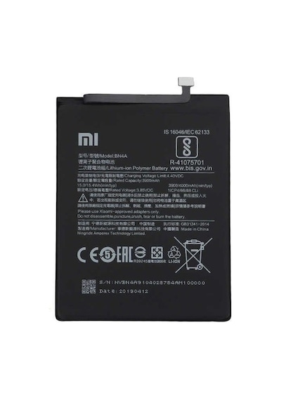 Ren.ga.renk Redmi Note 7 Bn4a Uyumlu Batarya Pil 4000 Mah Rengaren