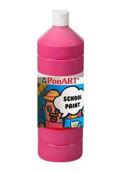 Ponart School Paint Tempera Boya 1000 Ml. Psp-2238 Sıklamen Siklamen