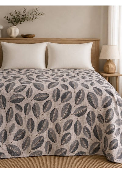 Tek Kişilik Pike Yatak Örtüsü %100 Pamuk 170x230 İskandinav