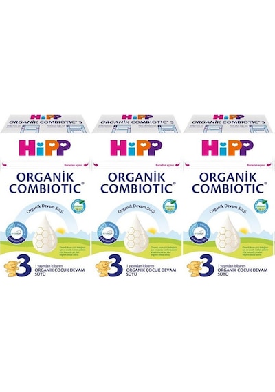 Hipp 3 Organik Combiotic Devam Sütü 600 G 3 Adet
