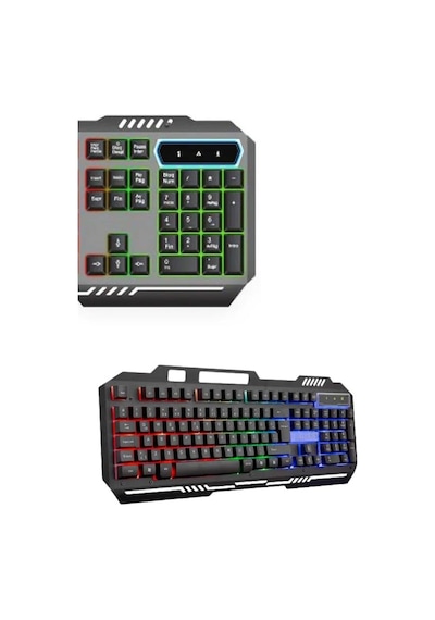 Rgb  Işıklı  Gaming  Oyuncu  Klavye  Q  Klavye  Mouse  li  -  Lisinya  Diğer