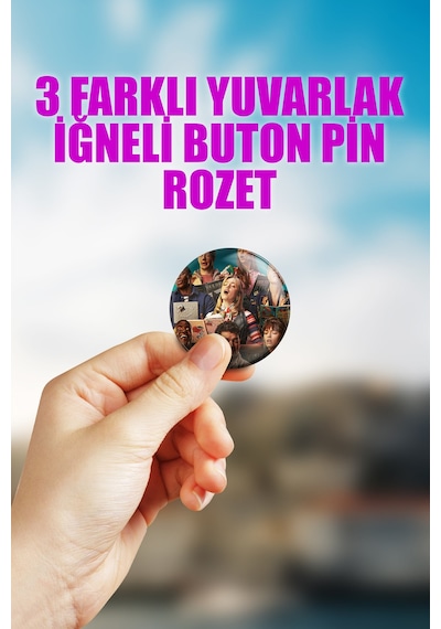 Sex Education Dizi Çanta Süsü İğneli Buton Rozet Seti 3 Adet Üçlü