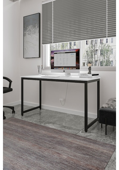 Çalışma Masası Bilgisayar Masası Ofis Masası 60 X 140 Cm - Beyaz