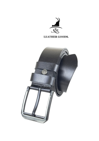 Rse Leather Goods Hakiki Deri 4,5 Cm Erkek Kot Kemeri - Manda Derisi Spor Kemer - Ekstra Kalın Siyah Siyah Rse Leather Goods Hakiki Deri 4,5 Cm Erkek Kot Kemeri - Manda Derisi Spor Kemer - Ekstra Kalın Siyah Siyah