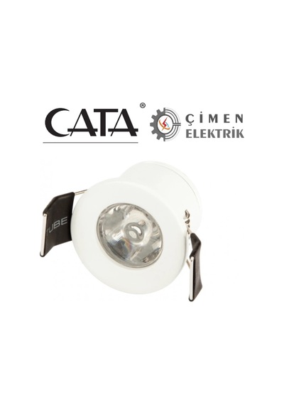 Cata Ct 5270 1.5w Yıldız Led Spot Beyaz Kasa 6400k Beyaz Işık Diğer